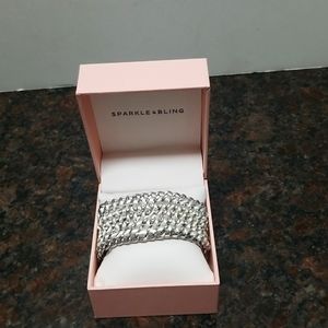 Sparkle & Bling Wrist Bracelet Cuff